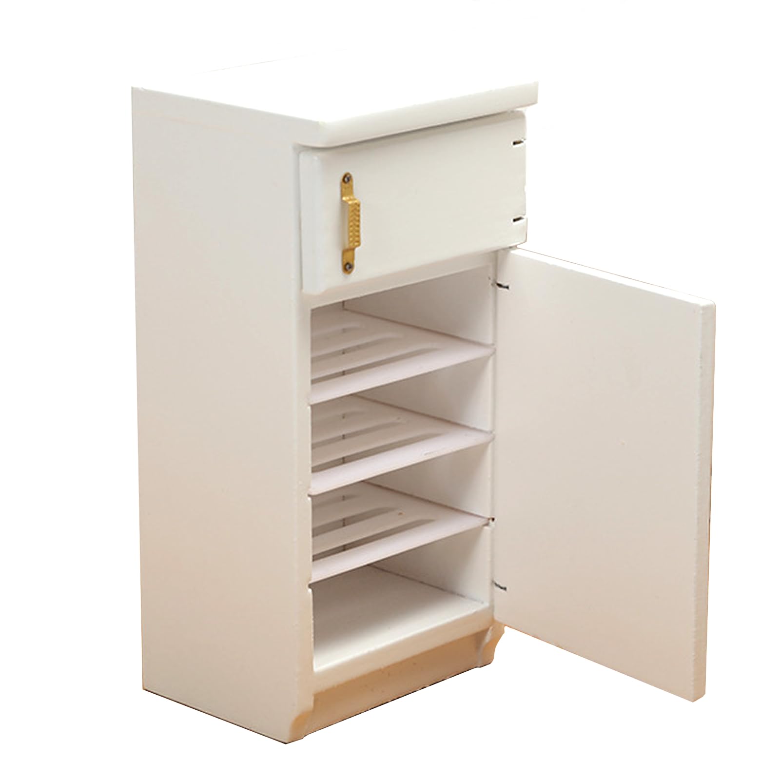 

TOMMYFIELD Miniature Furniture Dollhouse Scale Kitchen Pretend Play Refrigerator 112 (Miniature Furniture) [Item]