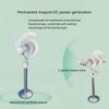 New 1-10W Miniature Spiral Wind Turbine Scientific Experiment Power Lamp White Solar Wind Generator Model with LED Light 320mm