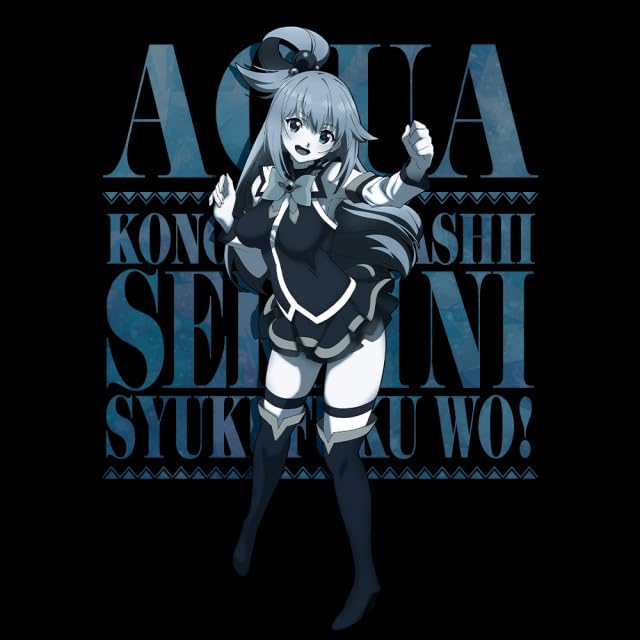 KonoSuba: Gottes Segen für diese wunderbare Welt! 3 T-Shirts A [Aqua] Größe L