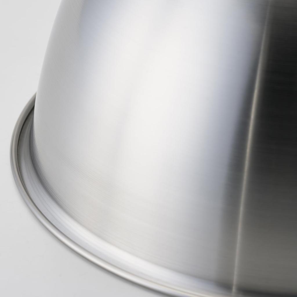 Nagao Deep Bowl Matte Stainless Made in Japan Tsubame-Sanjo Set, 20cm, 23cm, 26cm, Finish, 18-8 Steel,