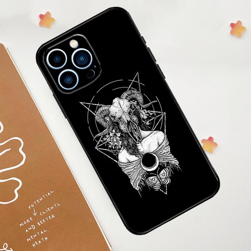 Witchcraft Occult Pentagram Phone Case For iPhone 17 Pro Max 14 11 15 16 Pro Max 12 13 Mini 16 Plus 16e 17 Air Funda