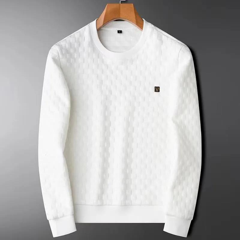 Frühling Herbst Herren Zweiteiler Leinenstoff Lässiges Sweatshirt und Jogginghose Set Herren Sportanzug Modischer Trainingsanzug