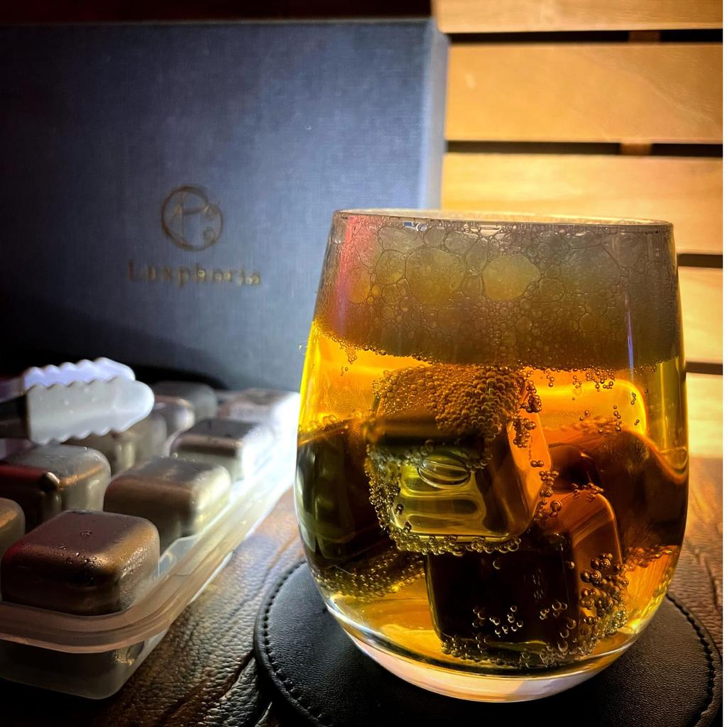 Cubes 12 Winner of the Grand Prix on Ice Stainless Job Change Gift [Beer Authentic, pieces] TV, Non-melting Cubes, Steel, Birthday, Father's Day,