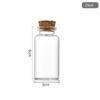 .30 Cal Cork-Stopper Glass Bottle for Incense, Agarwood, Wishing, Tea, Candy