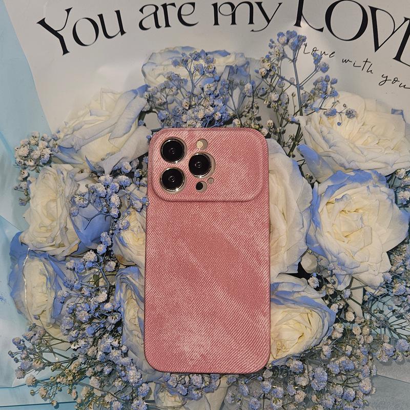 The Texture Is Suitable for The IPhone 15promax Phone Case, IPhone14 Half-wrapped 13/12 Fashionable Shell