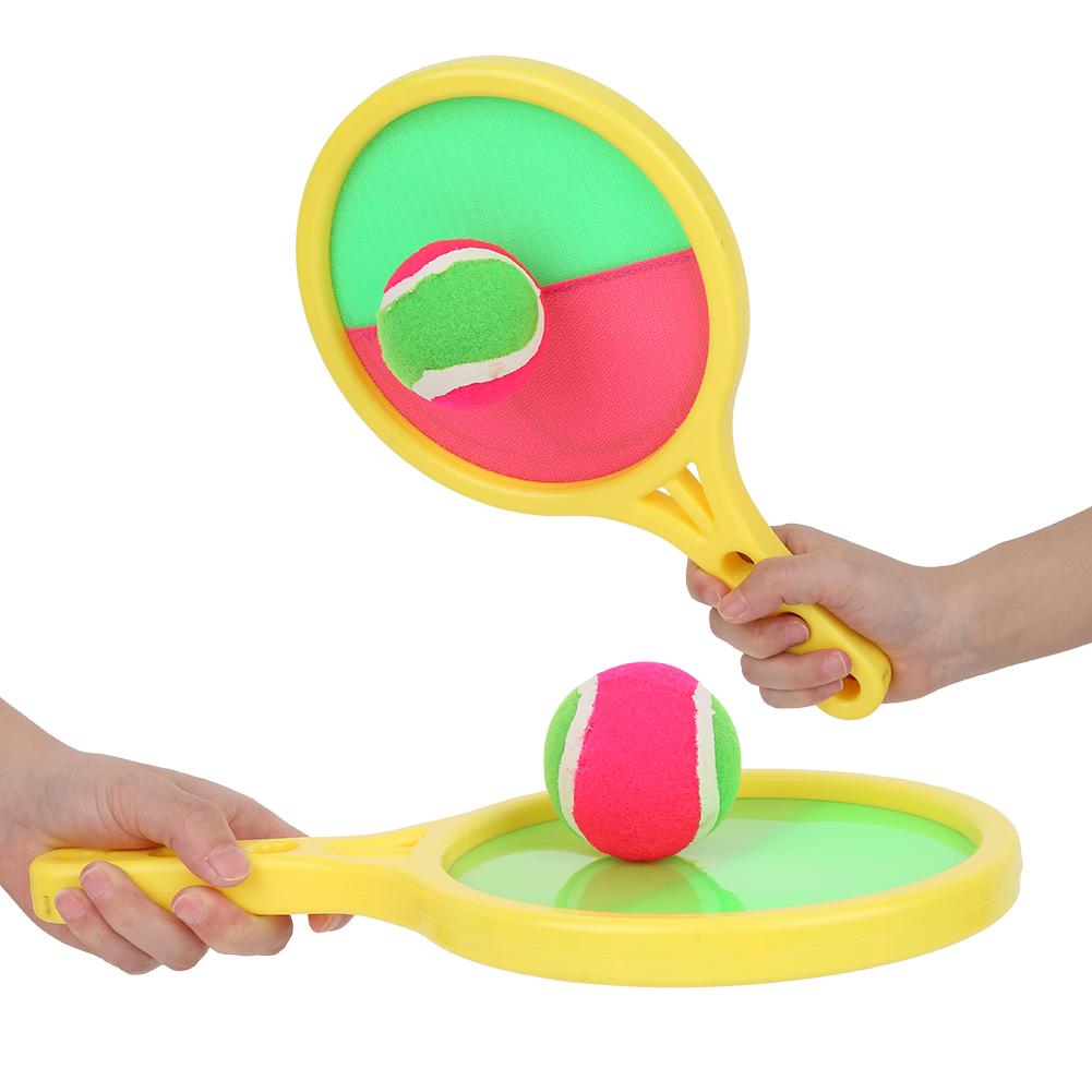 

Детская липкая мишень-ракетка 2 в 1 набор с мячом-присоской ручка родительдетская Игра Бросать Ловить