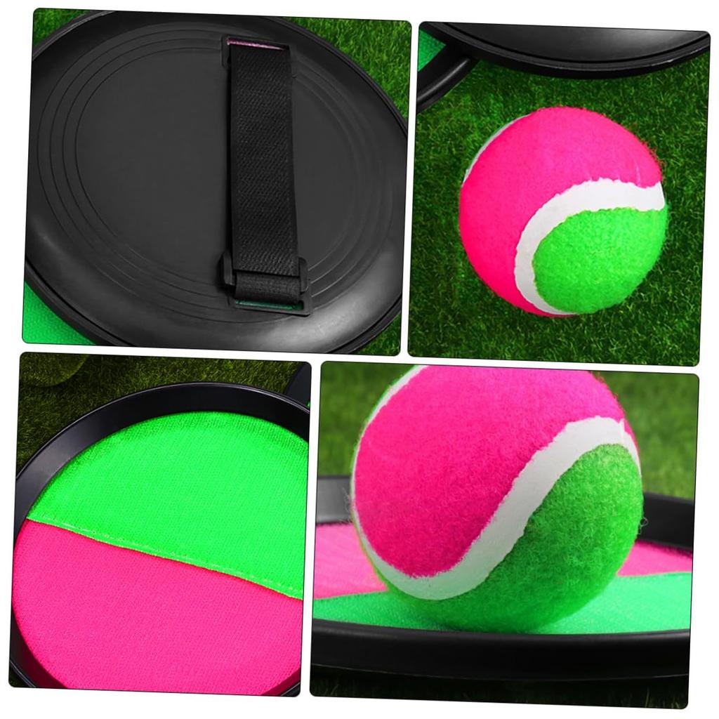 3pcs/set Sucker Sticky Ball Set Throw And Catch Ball Game Toy Party Fun Interactive Game for Outdoor Indoor Catch Ball ZSY