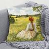1Pc Anne Of Green Gables Inspirational Quote Pillow Cover, 18X18 Inch, Soft Short Plush, Single-Sided Print, Zip Closure - Ideal