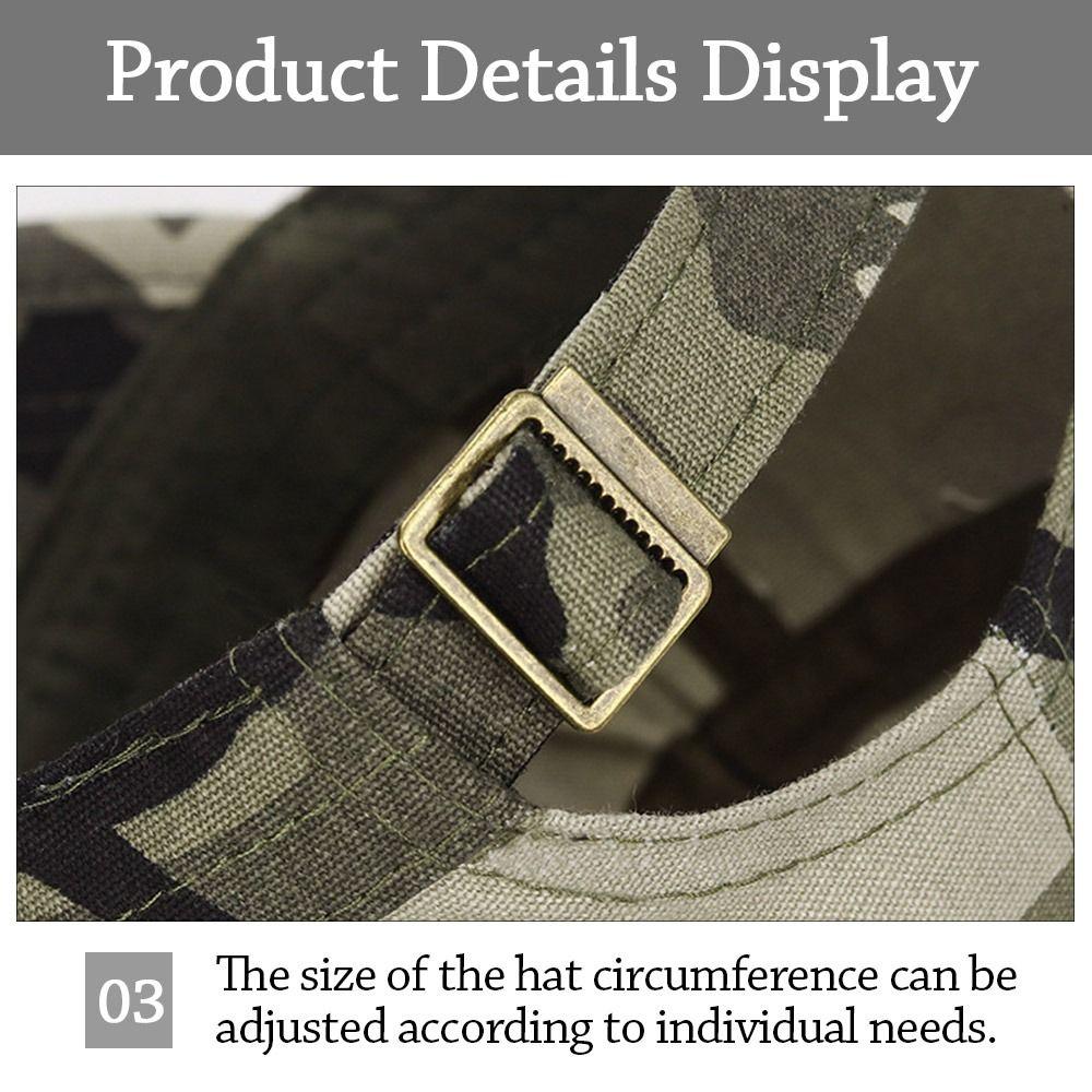 Mode Anti-UV-Fischerhut Lässiger Retro-Sonnenhut Outdoor Sonnenschutz Baumwolle Schirmmütze Herren Damen