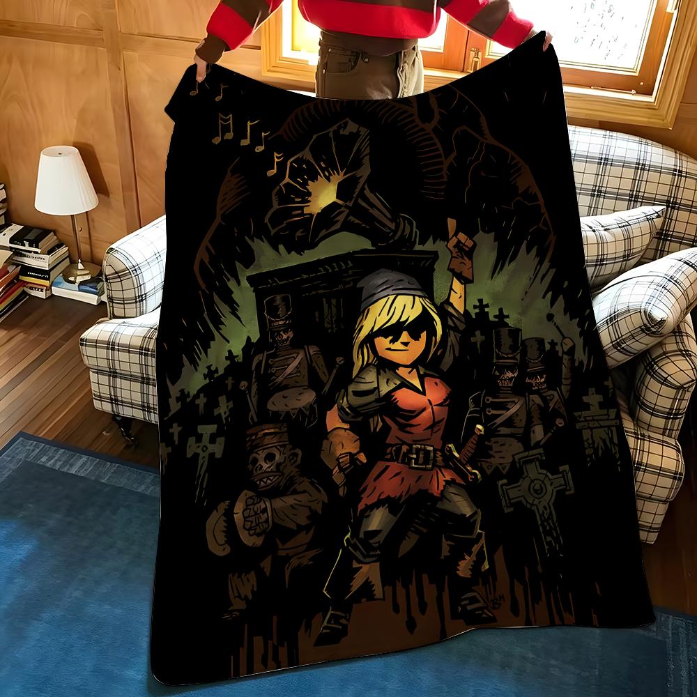 Game C-Crypt O-of T-the N-NecroDancer Throw Flannel Cozy Print Blanket, Portable, Durable Machine Washable Cute Cool