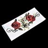 Fake Temporary Tattoo Sticker Red Rose Flower Arm Body Waterproof Women Art
