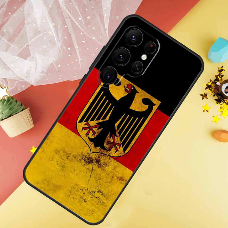 Deutschland Flagge Banner Handyhülle Für Samsung Galaxy S25 FE S23 S21 S20 S22 S24 S26 Ultra S10 S26 Plus Hülle Coque