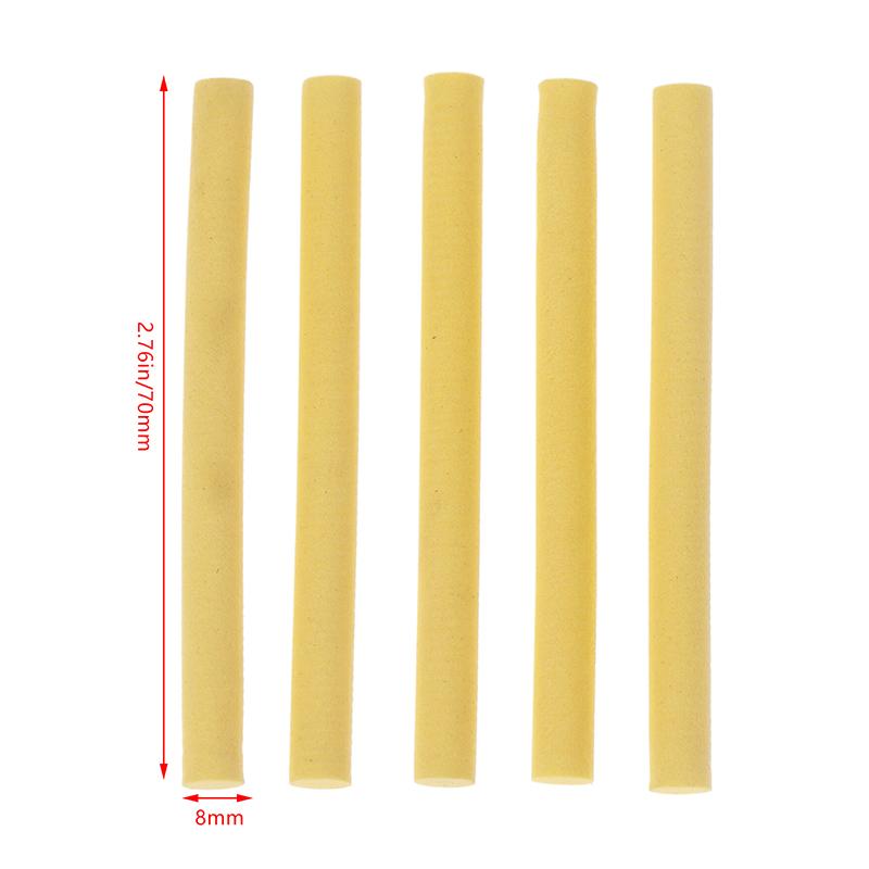 5 Stück Zylinder Schaumstoff Rig 6mm 8mm Schaumstoff Sticks Köder Haarvorfach Schwimmender Köder für Karpfenangeln Method Feeder Tackle Zubehör