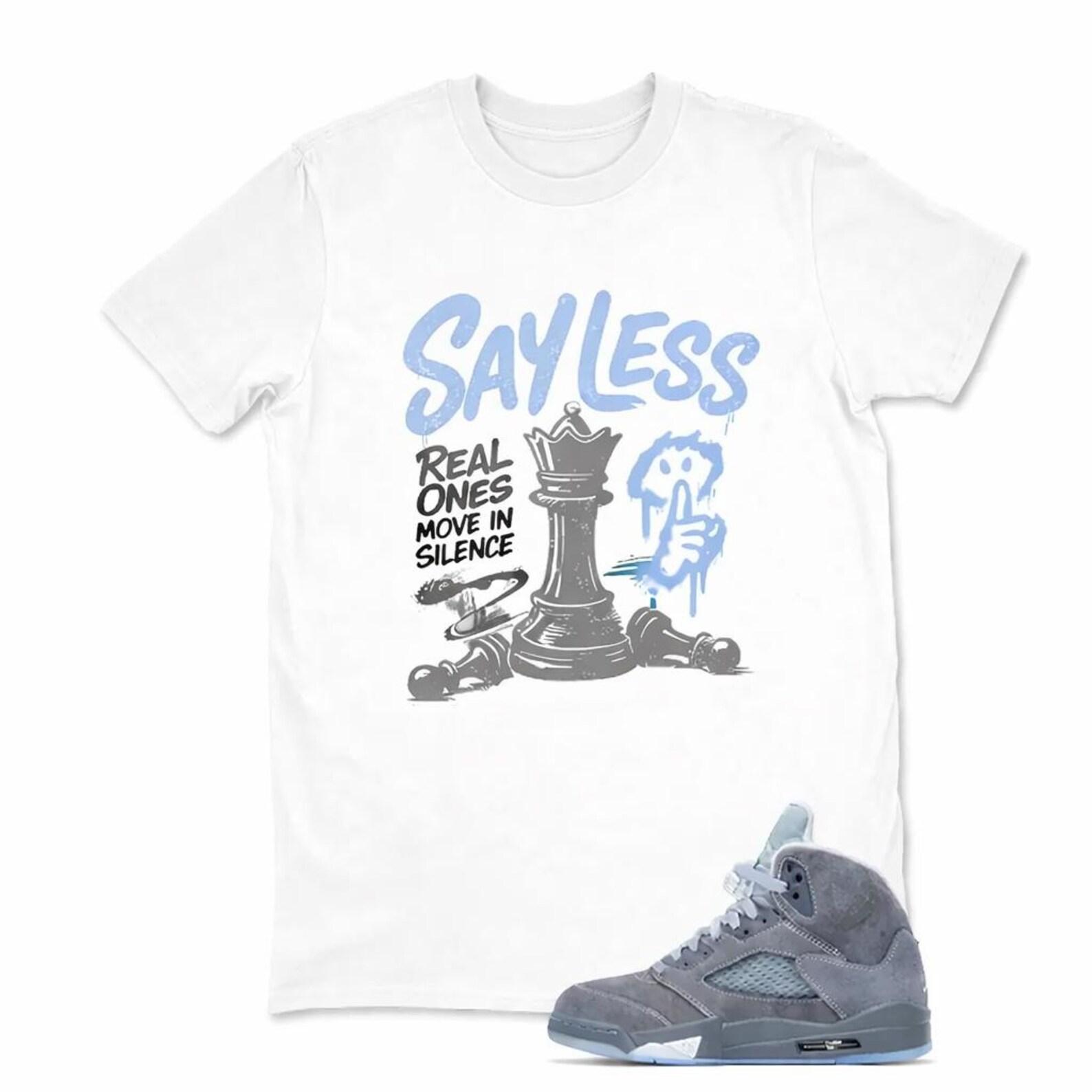 Say Less Graphic T-Shirt – Chess King Typography Streetwear Tee 2XL
