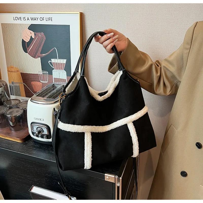 Large capacity elegant bag autumn/winter new shoulder bag niche high-end versatile women's bag