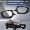 Ulepszenie samochodu Ramka Lusterka Wstecznego Plastik ABS Dla Kia K3 Cerato Forte Ceed JD 2013 2014 2015 2016 2017 Akcesoria Samochodowe