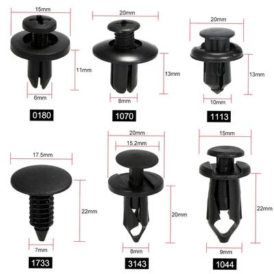 190pcs Car Set Car  Auto Fastener Clips Plastic Fastener Rivet Clips
