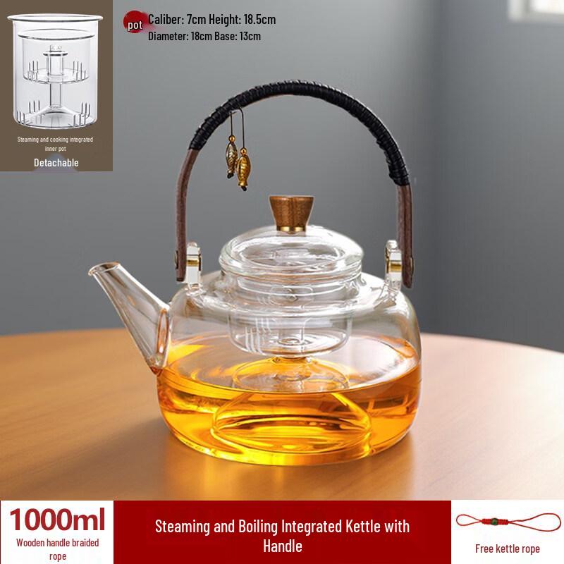 ZISIZ 1.5L Traditional Stove Top Tea Pot