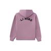 Li-Ning Steven Harrington Series Fun Print Fleece Warm Loose Pullover Hoodie Unisex hoodies Lavender AWDRF79-1
