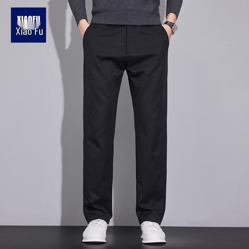 Men s Straight-Leg Casual Business Trousers 36