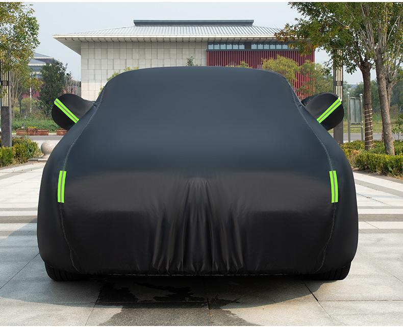 Oxford Cloth 210D All-Season Car Cover: Thick Sunshade, Heat Insulation, and Rainproof Protection