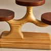 Tree-Shaped Serving Stand with Rectangular Base Versatile for Home Entertaining