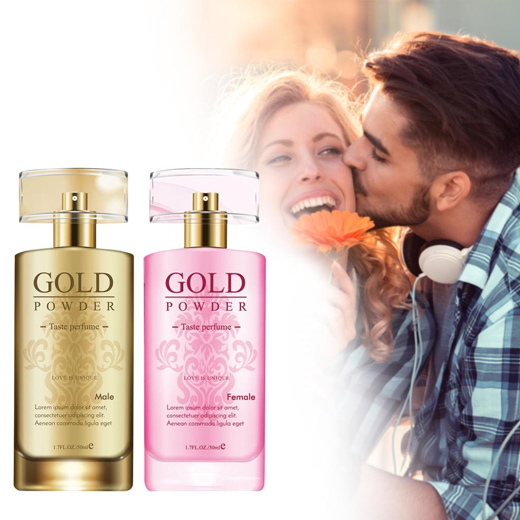 Pheromone Gold Powder Perfume, Perfume To Attract Opposite Gender. Pheromone Perfume, Indispensable Oil Perfume For Dating 50ml