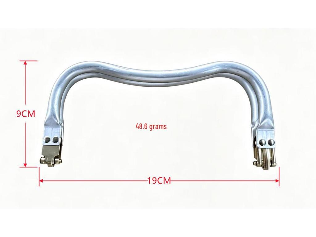 Clip en aluminium Accessoires de sac à main nuage: Pochette à charnière pour femme