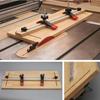 6pcs T Track Miter Bar Slider Kit, Aluminium Alloy T-Slider T Slot Miter Track Jig Table Saw Gauge Rod T Slot Miter Gauge Slider
