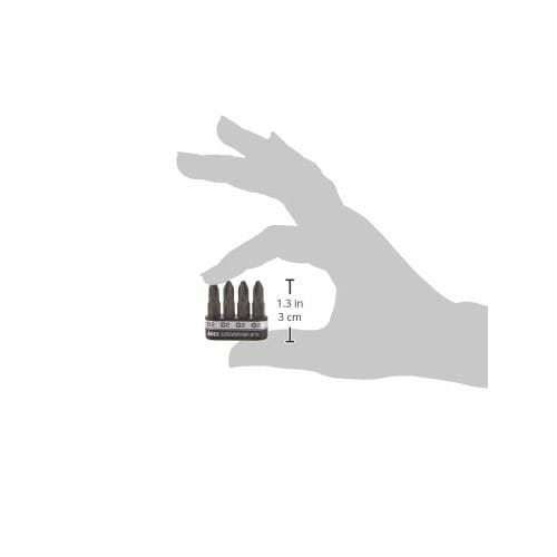 ANEX Interchangeable Bits for Manual Screwdrivers, Short, +2x30, Set of 4, AK-50P-B4P