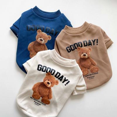 Pet Spring and Autumn Sweater Teddy Puppy Dog Clothes Bichon Cat Pomeranian Yorkshire Schnauzer Small Puppy Pet Clothes
