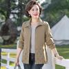 Qiufuluo Women's Elegant Spring/Autumn Mid-Aged Jacket