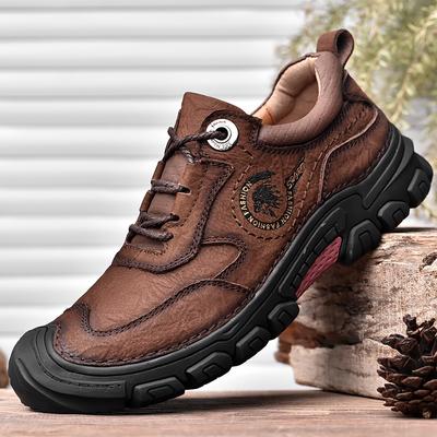 Echtes Leder Schuhe Für Männer Outdoor Casual Wandern Schuhe Cross Country Mann Sneaker Für Trekking