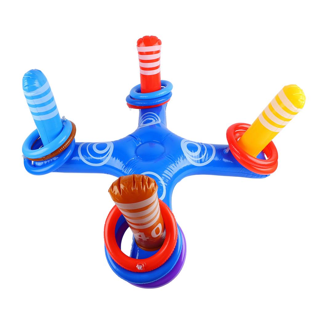 Pool Toss Rings Toy Inflatable Floating Pool Toss Rings Set for Swimming Water Games