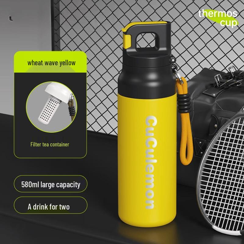 OLOEY Sports Insulated Water Bottle with Dual-Drink Lid