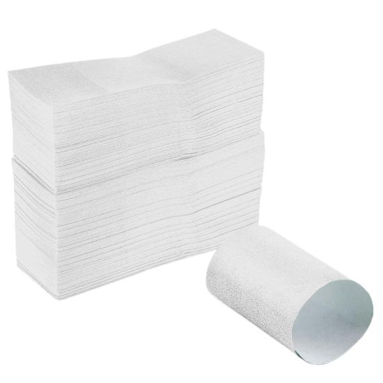 100PCS Napkin Ring Self-adhesive Strong Stickness Tightly Wraps Elegant Napkin Ring Set Home Party Supplies