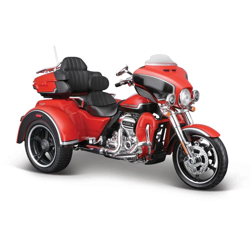 Maisto 1/12 Scale Harley-Davidson CVO Tri Glide Red / Diecast Model Car, Finished Model, 1:12 Trikes 2021 CVO Tri Glide 32337 OG