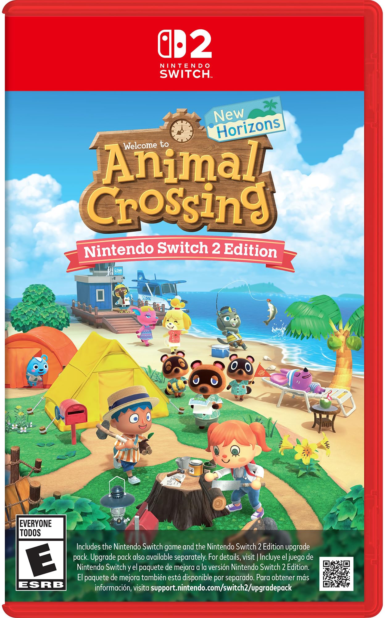 Animal New Horizons North Switch 2 Crossing (Import America) - красный