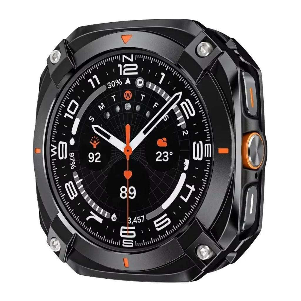 Metalowy Zderzak ze Stopu Aluminium dla Samsung Galaxy Watch Ultra 2026 47mm Pokrowiec Ochronny dla Samsung Galaxy Watch 7Ultra 47mm