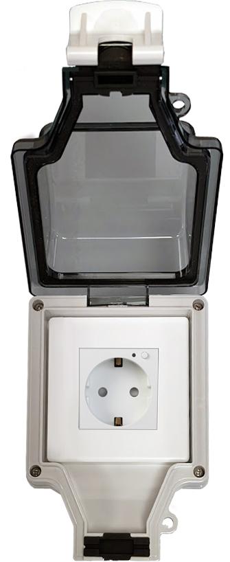 RTX IP67 Outdoor Surface-mounted Socket for the Garden ENERGY MEASUREMENT TUYA ZigBee