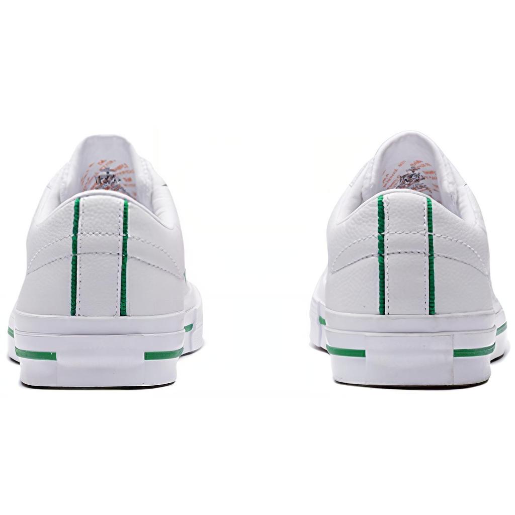 Converse One Star Ox Leather White/Green Original Style Men's 161566C