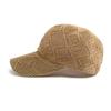Damen Sommer Strick-Netz-Baseballkappe Atmungsaktiver Outdoor-Sonnenhut Stil Strandhut
