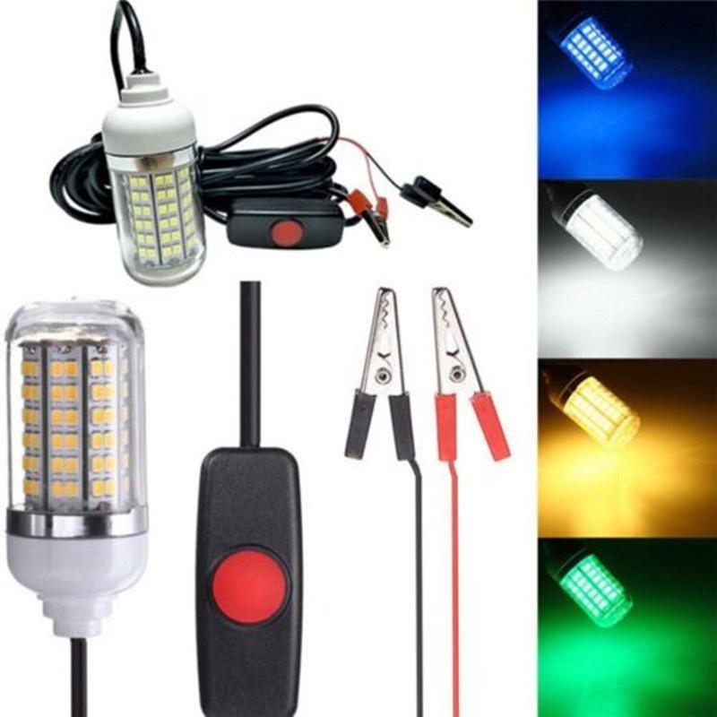 Underwater Fishing Light Lightweight Submersible Light Led Fish Attractant Lamp For Saltwater Freshwater Use