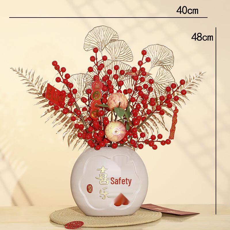 Новая пластиковая декоративная ваза в китайском стиле под керамику