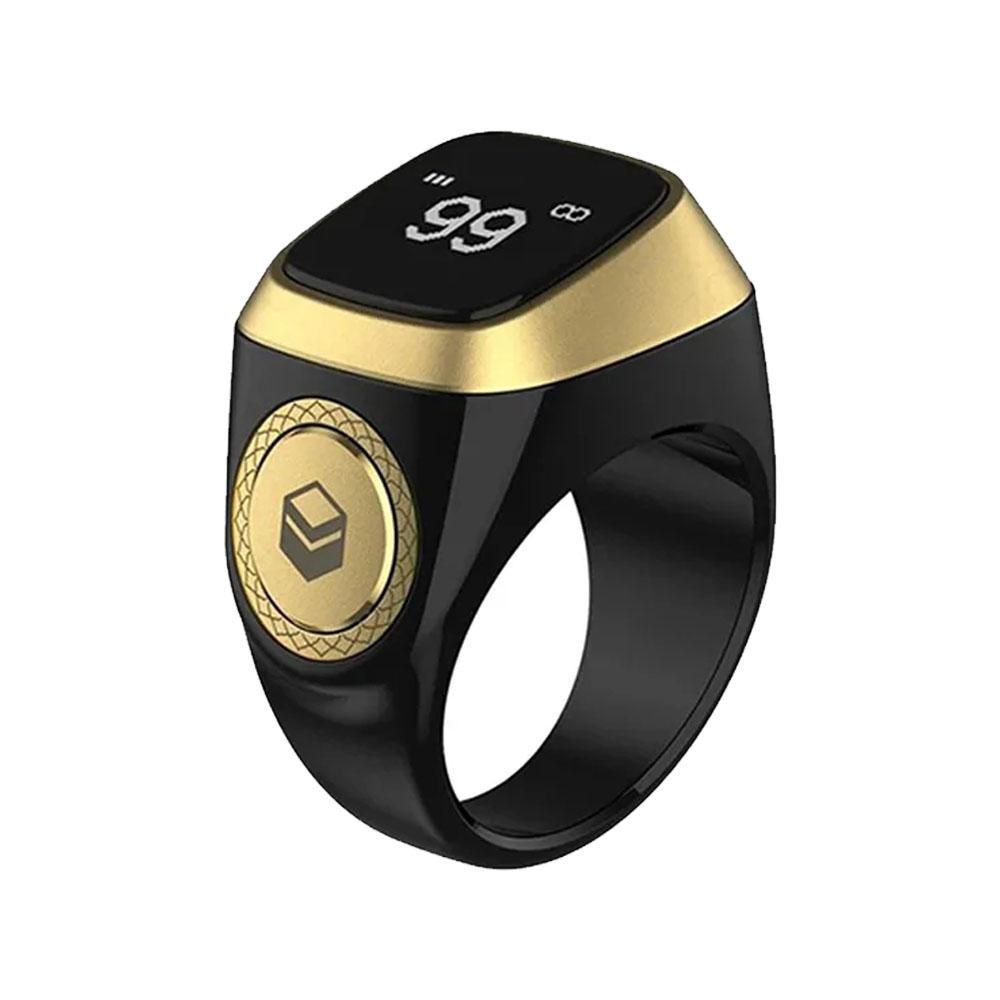 Qibla Smart Zikr Ring Lob Tasbih Zähler Elektronisch Digital Zähler für Muslime Gebetszeit Vibrationserinnerung Wasserdicht