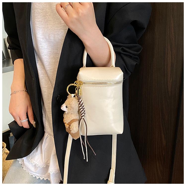 

Spring new 2025 new trendy out super soft and delicate mobile phone bag small box bag portable shoulder oblique span bag
