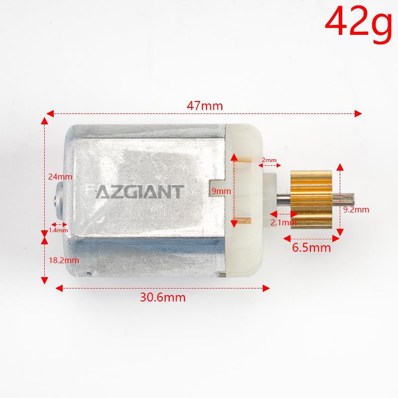 FC280 12V DC carbon brush motor 16 teeth for car door lock