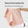 Montagut Women's High-Waist Antibacterial Cotton Briefs 3-Pack