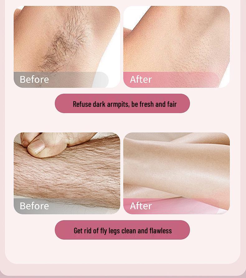 Kompakter USB-aufladbarer Damenrasierer für Gesicht & Bikini - Haarentferner in Lippenstiftgröße