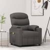 VidaXL Massage Chair Dark Grey Fabric 348083